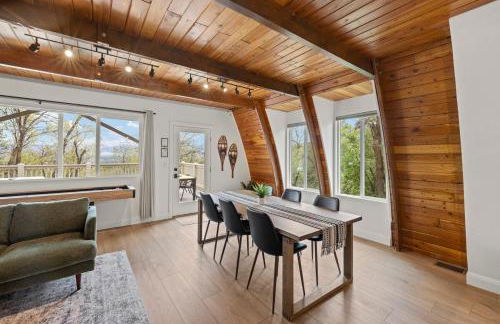 Cozy Mtn Cabin - Epic Views - Hot Tub - Fire Pit - Foto 7