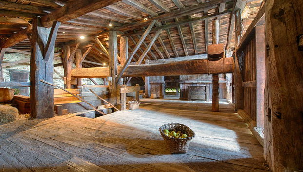 O lagar de Igartubeiti se encontra em uma casa do século XVI