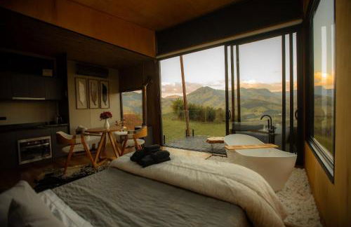 Cabana Tekoá - Teto de vidro e telão de cinema - Foto 14