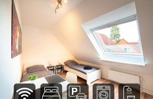 have-a-nice-Stay - Trappenkamp - Monteursunterkunft - Einzelbetten - gute Anbindung - Bettwäsche - Foto 1