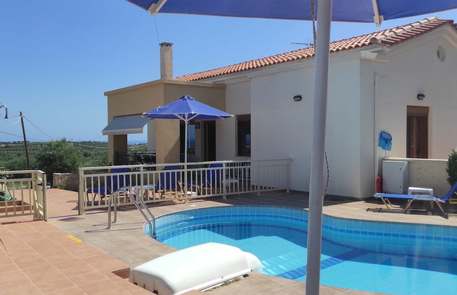 Villa Stefanos, Sea View, Private Pool, Near Sea - Foto 1