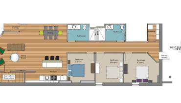 KING First Floor Sleep8 4Beds 2BA Swepson Escape - Foto 5