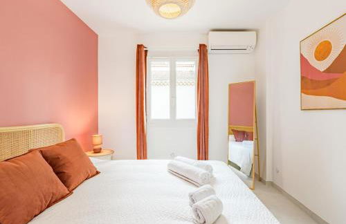 3 chambres - Parking - Clim - moins de 800m de la plage - Foto 12