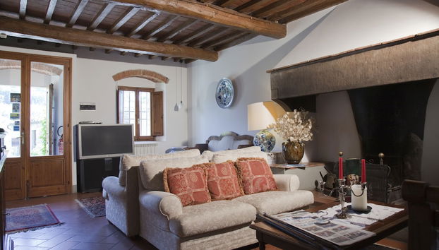 Coin salon dans le hall