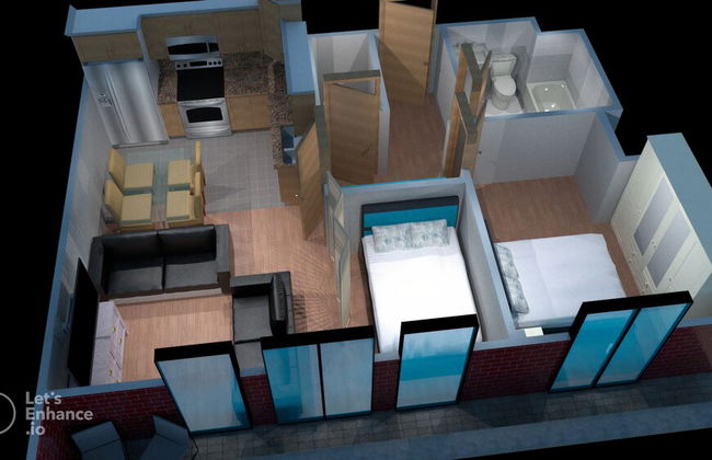 Lovely 1 bedroom apartment with a view - Foto 14