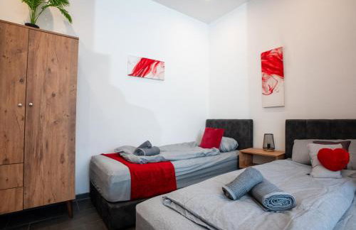 Serviceroom24 - Apartment 3 in Recklinghausen Hoch WLAN - Smart-TV - 24-7 Check-in und Küche - Foto 7