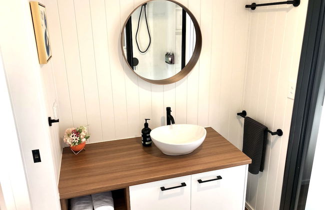 The Pink Lake Tiny House - 'peony' - Foto 10