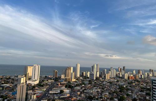 Flat Beach Class Excelsior - Apto Completo para 4 pessoas vista rio e mar - Foto 70