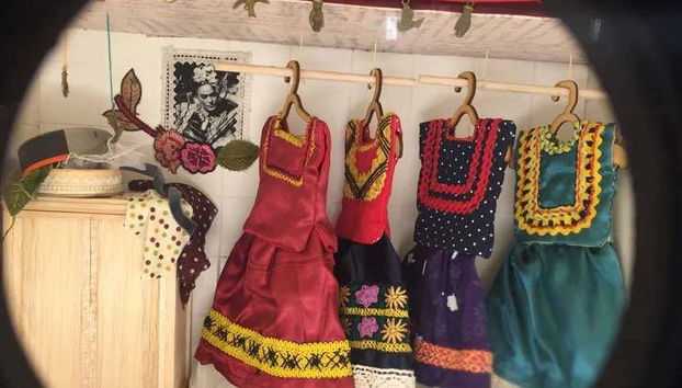 Vêtements de l'artiste Frida Kahlo