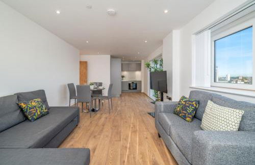 Skyvillion - London River Thames Top Floor Apartments by Woolwich Ferry, Mins to London ExCel, O2 Arena , London City Airport with Parking - Foto 27