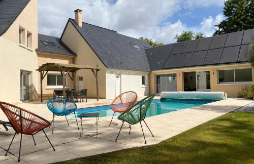 Villa Luxe Arnage aux portes du Circuit Piscine Chauffée - Foto 19