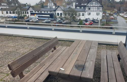 Winterberg Appartement 6 Pers aan Skilift grootste Skigebied nabij Bikepark Unieke locatie met zeer rustige tuin in het bos en het gezellige centrum leuke cafes restaurants en gratis zwembad sauna relax speelruimte parkeerplaats naast Der Brabander - Foto 13