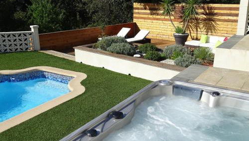 La Pépite d'Amour, spa, sauna, piscine à volonté ! - Foto 4, sunbed, Garden view, toaster