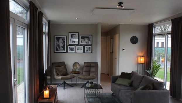 Modern Chalet Only 2 km of the Efteling - Foto 5, Zona de estar