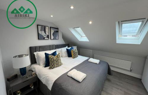 Aisiki Apartments at Stanhope Road, North Finchley, Airconditioned Multiple 2 or 3-Bedroom, Pet Friendly Duplex Flats, King or Twin Beds with Free WiFi - Foto 56