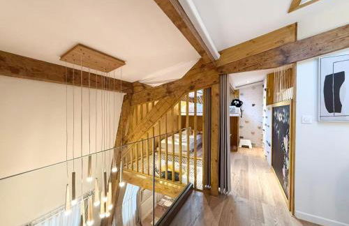 Architect Renovated Family Duplex 4 bedrooms Opéra Lafayette 9p CCTV in Common Areas - Foto 30
