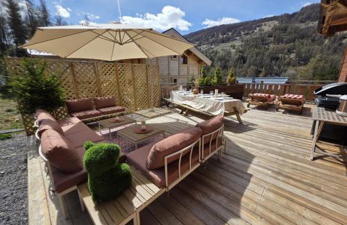 Chalet La Tanière 14 Pers - piscine chauffée et sauna - Vars Saint Marcellin - Foto 3