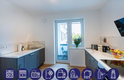 Captain's Nest - Stilvoll und modern, zentral in Hafennähe, inkl 2 Parkmöglichkeiten, 4 Schlafbereiche, 2 WCs, Arbeitsplatz, kleiner Balkon - Foto 21