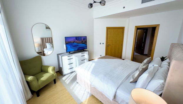 Bright 2BR Apartment with Garden View - Foto 3, Habitación