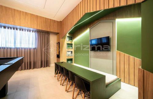 306 Bl 03 - WaldGarten Bombinhas - 50 m do Mar e Frente Avenida - Condomínio de Alto Padrão - Piscina - Academia - Salão de jogos - Foto 47