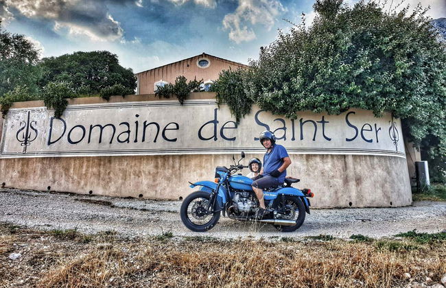 Balade privée en side-car dans les vignobles et les champs de lavande - Photo 2