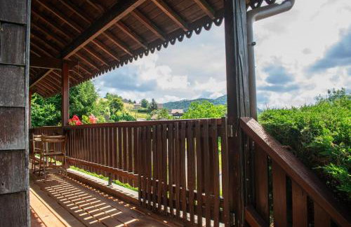Chalet entier, vue panoramique, ruisseau et sauna. - Foto 19