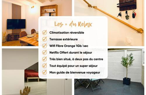 Le Relax - Maison climatisée avec terrasse - Troyes - Foto 31