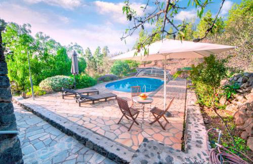 Villa Finca Tijarafe mit beheiztem, abdeckbarem Pool - Foto 15