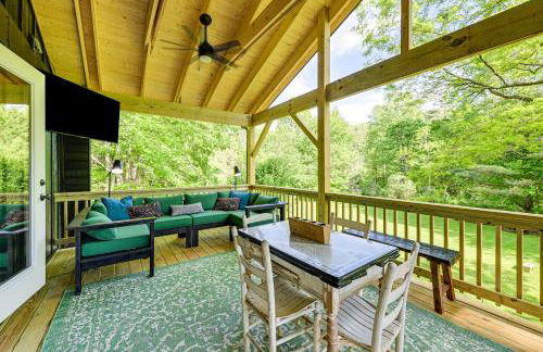 Highlands Cabin on Buck Creek about 8 Mi to Town! - Foto 1