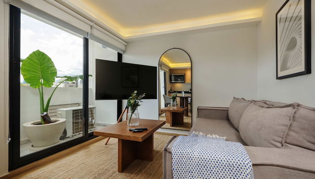 w Lovely Loft w/ Modern Balcony in Colima - Foto 4, Habitación