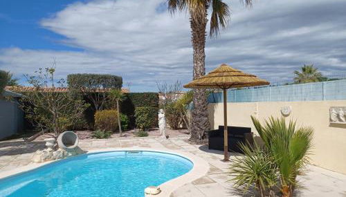 Villa Manet Portiragnes - Photo 2, Garden view