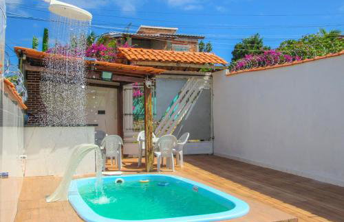 Espaço de Lazer - Casa com Piscina e Churrasqueira - Foto 1