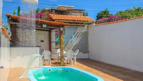 Espaço de Lazer - Casa com Piscina e Churrasqueira - Foto 1