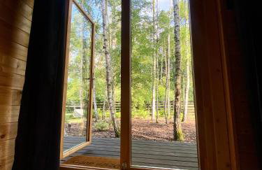 DOMEK W BRZOZACH nad jeziorem z balią na wyłączność - Foto 12