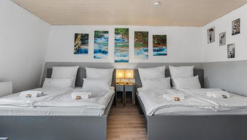 DG - Einfach aber sehr komfortabel - Wohnung für bis zu 12 Personen - Gruppen, Messe, Monteure, Studenten - Voll ausgestattet - 3 Smart-TV 55 Zoll Netflix, 1000 Mbit WLAN, voll ausgestattete Küche - Foto 5