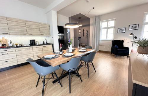 Studio Alte Mädchenschule, Sauna, 6 Personen, Hund, am Saurierpark, Boxsprinbetten, gratis Kaffee und Tee, Minibar - Foto 2