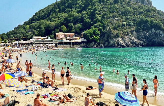 Korfu: Schwimmen in Palaiokastritsa und Sonnenuntergangstour am Loggas Beach - Foto 1