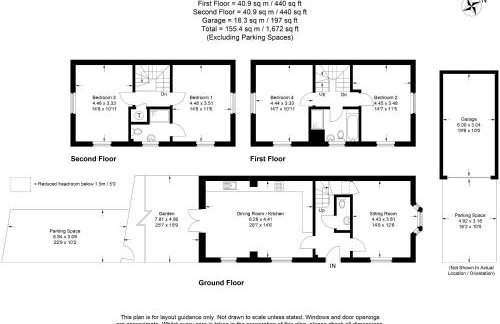 Premium 4 large double bed townhouse in Bicester, next to Bicester Village - Foto 33