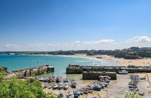 Palms 1 Log Burner Private Courtyard Parking Central Newquay - Foto 16