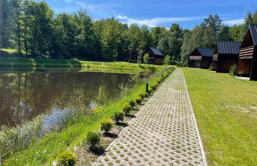Przystanek Kistówko komfortowe domki z jacuzzi, staw wędkarski, kominek, las, przestrzeń - Foto 57