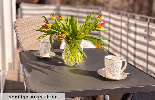 Harz Auszeit, Fewo Bergblicke, ruhig & besonders -2 Balkone, Jura Kaffeevollautomat, für Gäste mit Hund geeignet - Foto 7