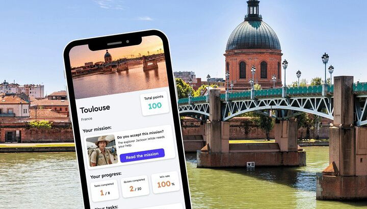 Toulouse Exploration Private Spiel und Stadtrundfahrt auf Ihrem Telefon - Foto 1