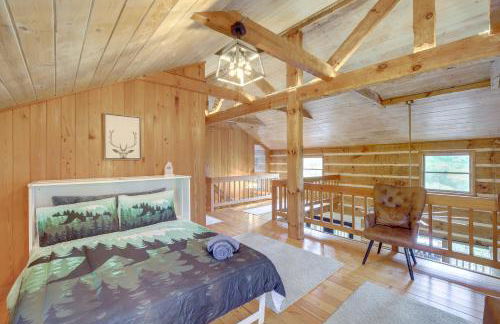 Ashe County Log Cabin Mountain-View Deck, Sauna - Foto 21