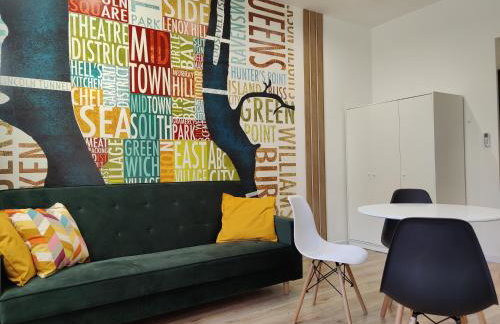 Noclegi Duet House Green Harmony Studio wejście na kod CENTRUM Ptak, Orientarium, Mandoria, Fala, Centrum Zdrowia Matki Polki, bezpłatny parking, klimatyzacja - Foto 15