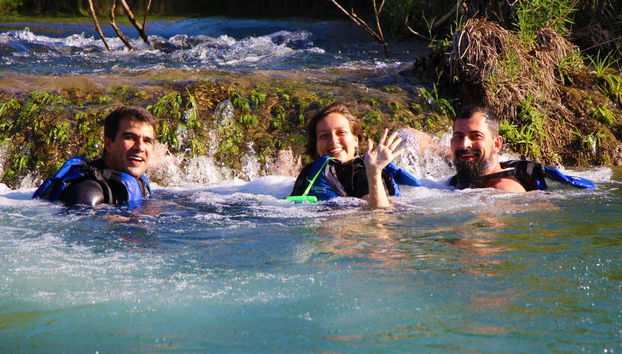 Snorkelling in the Formoso River