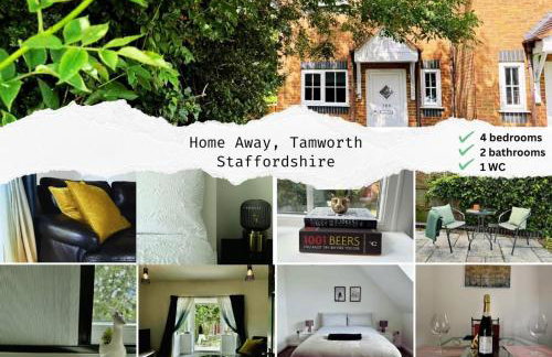 Home away Tamworth Staffordshire 4 Bedroom 3 Bathroom - Semi Detached House - Foto 1