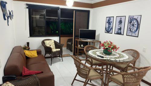 Flat Guarajuba - 3 quartos 2 andar à Beira Mar - pé areia - governança com arrumadeira e Wi Fi inclusos - Foto 5