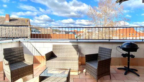 Gemütliche Unterkünfte für längeren Aufenthalt und Monteure inkl Balkon, Waschmaschine, WiFi, Küche und Parkplatz - Foto 3