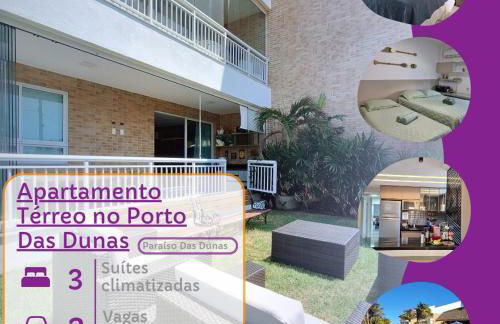 Paraíso das Dunas - Lazer e Tranquilidade à Beira Mar - Porto das Dunas - Foto 1