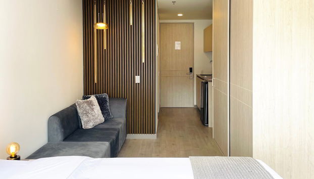 w Minimalist Loft in Santa Barbara - Foto 5, Habitación